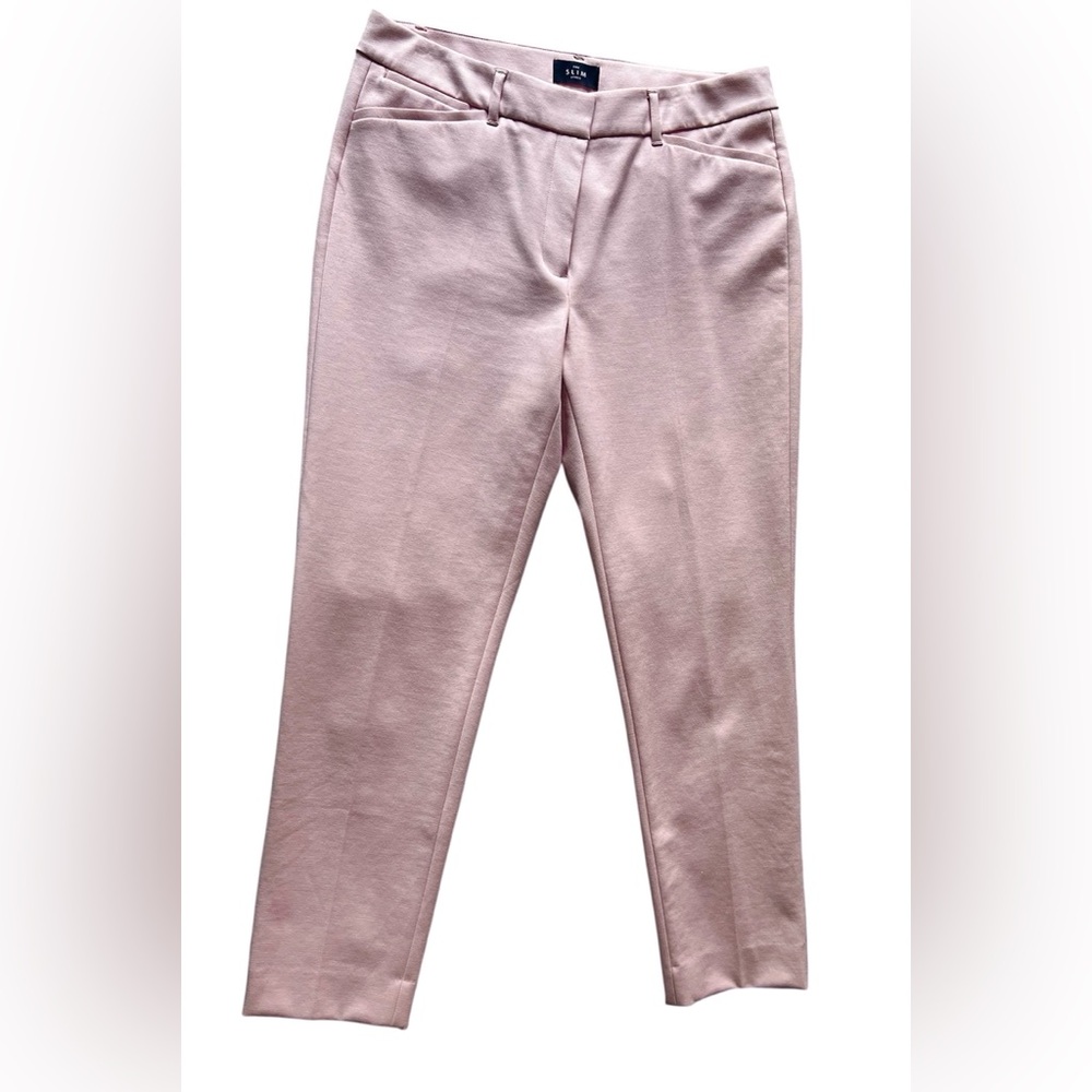 NWOT White House Black Market Pink “The Slim Ankle” Pants Size 8